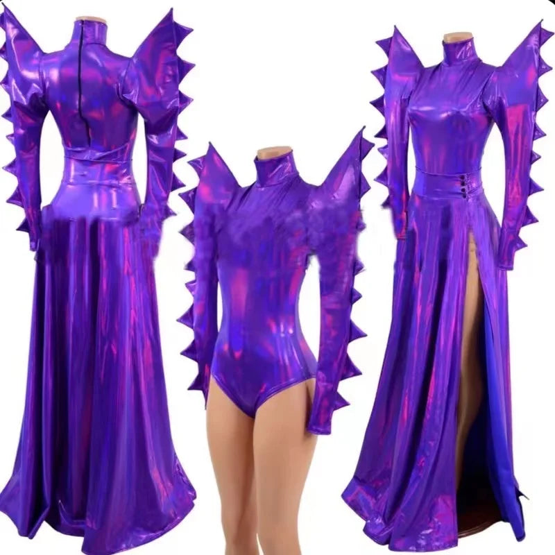 Nightclub Ds Dj Gogo Wear Pole Dance Outfit