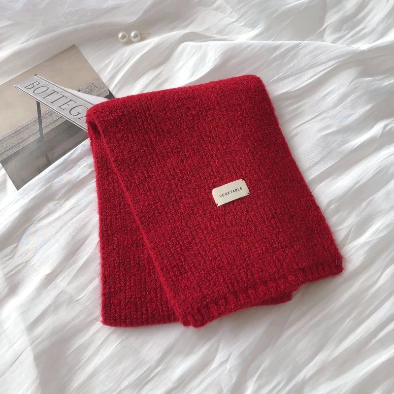 Women Cashmere Scarves Lady Winter Thicken Warm Soft