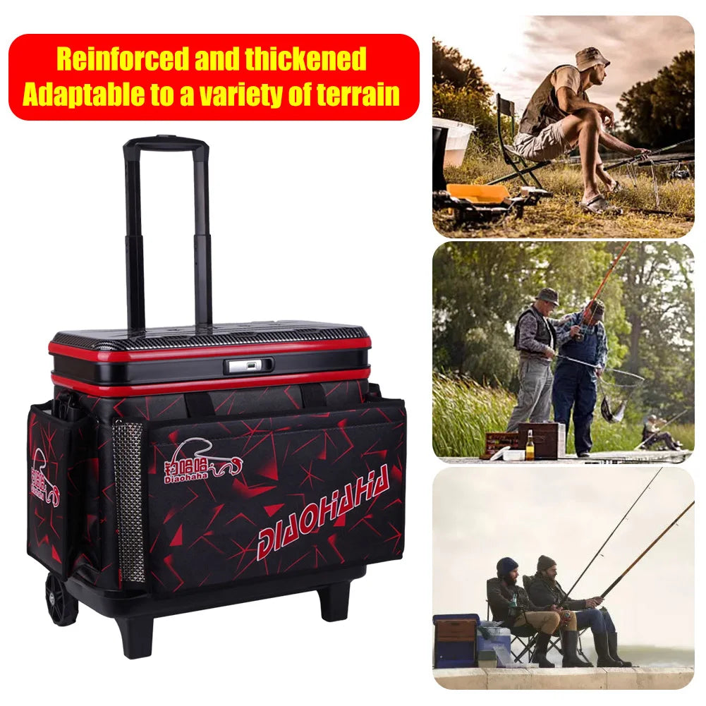 Multifunction Fishing Bag Rod Bait Fish Storage Bag