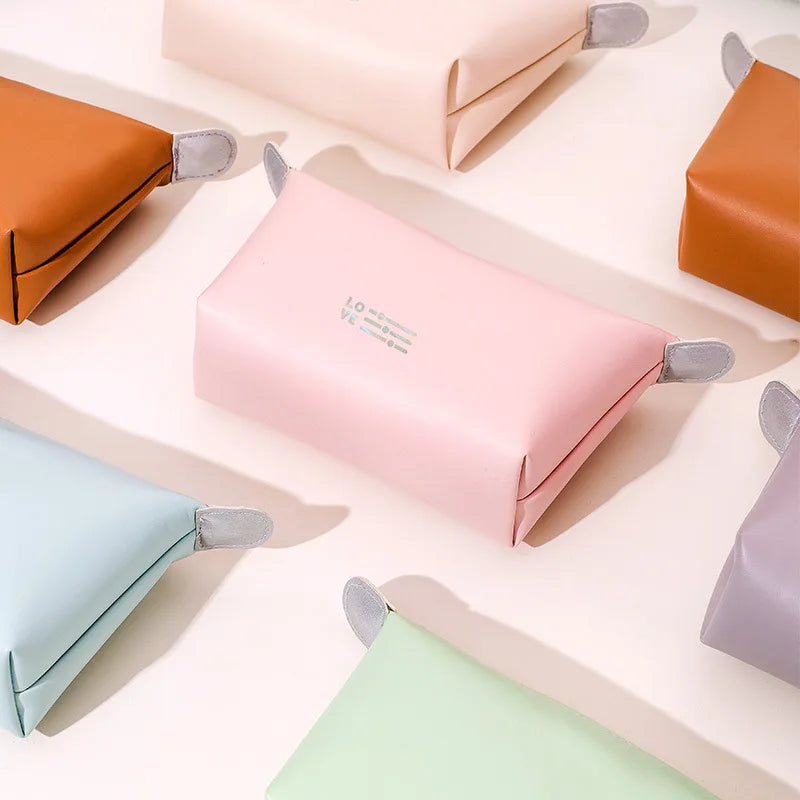 FUDEAM Fashion Leather Portable Women Travel Storage Bag