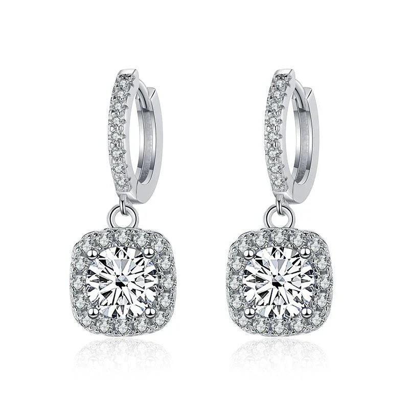 JoyceJelly Luxury Solid Silver 925 Jewelry 1ct D