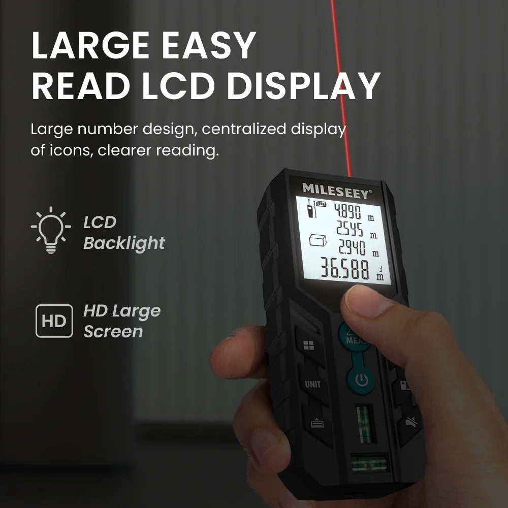 MILESEEY Laser Rangefinder D2 LV56 40M 60M 100M