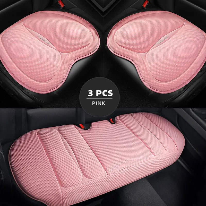 Universal Car Seat Covers Front Back Blue Cushion