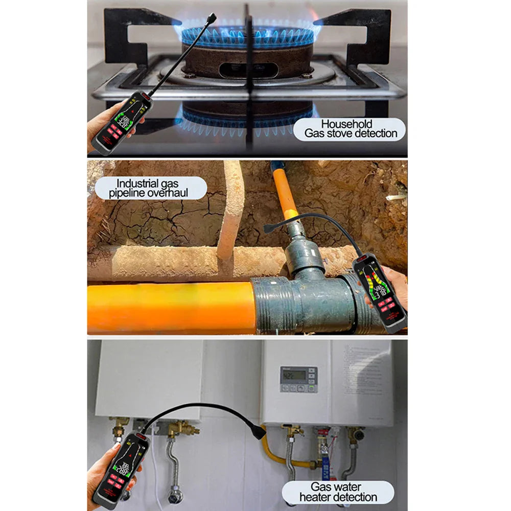 Handheld Combustible Gases Leak Detector Natural Gases Leakage
