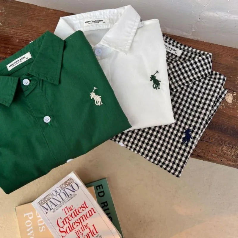 Children's shirt Spring and Autumn style medium and