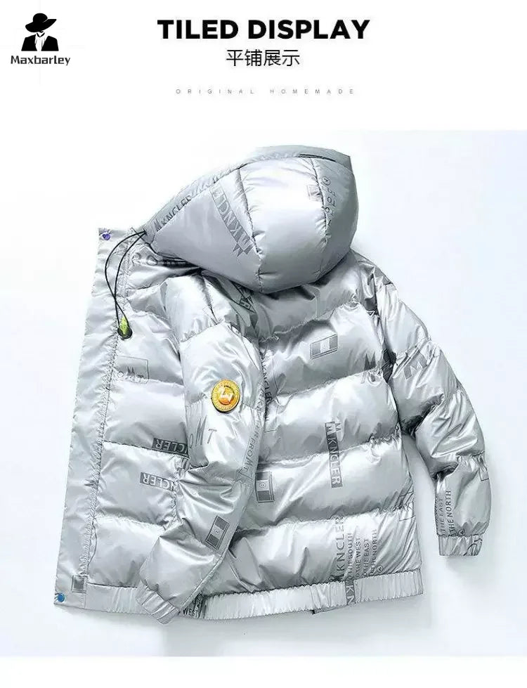 Men's autumn and winter jacket white duck down