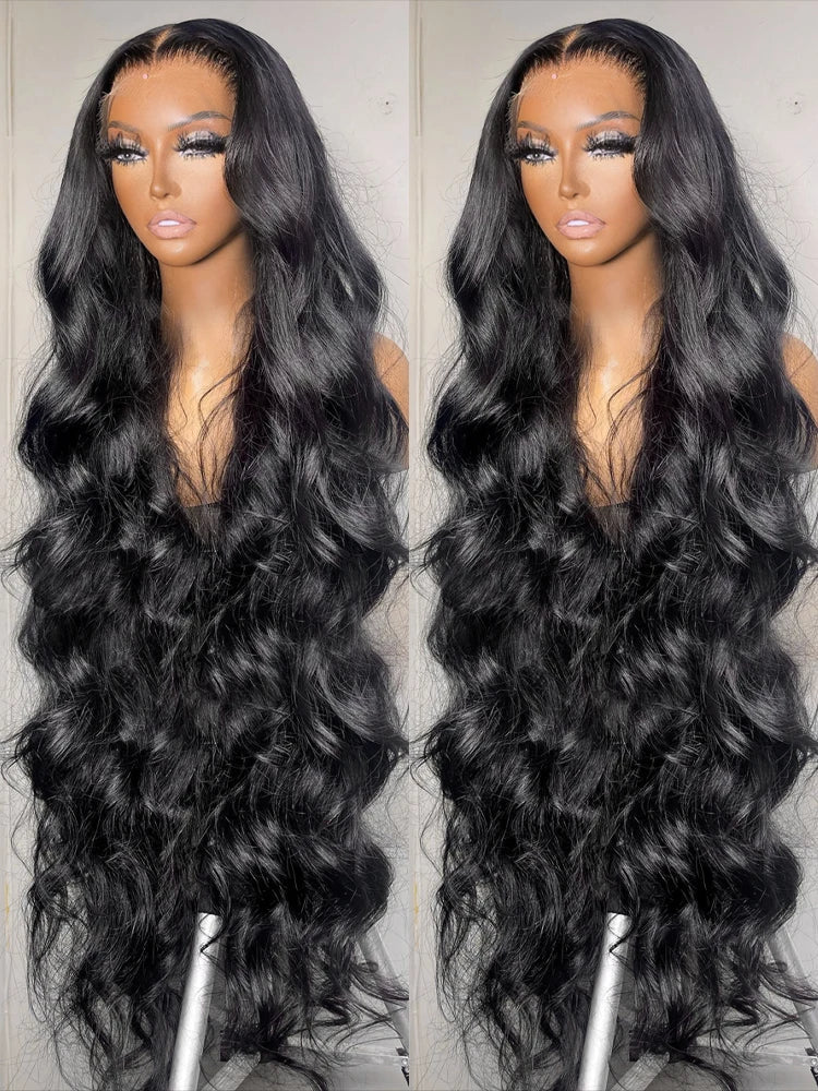 30 40 Inch Body Wave 13x6 HD Transparent