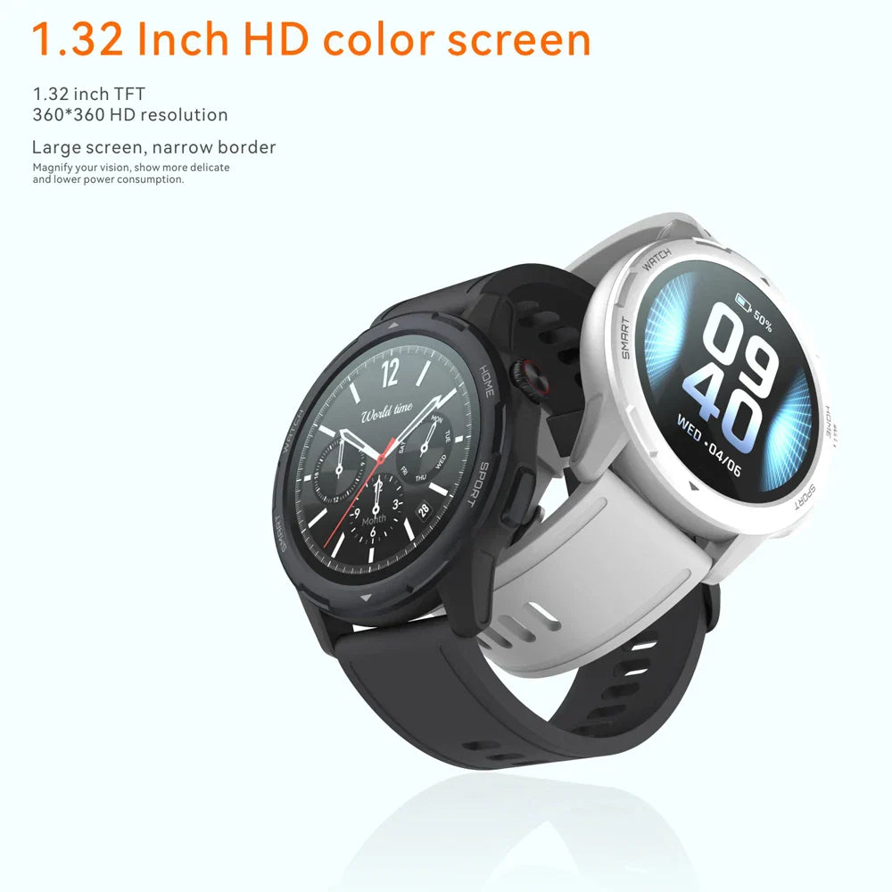New MW04 fashion smart watch screen 360*360 resolution