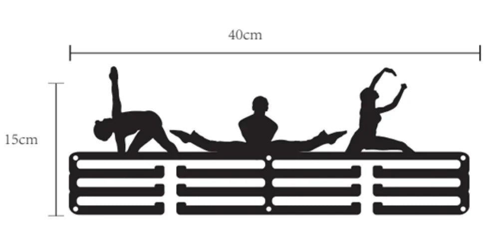 Gymnastics Medal Display Hanger 5 Artistic Figure Gymnastics