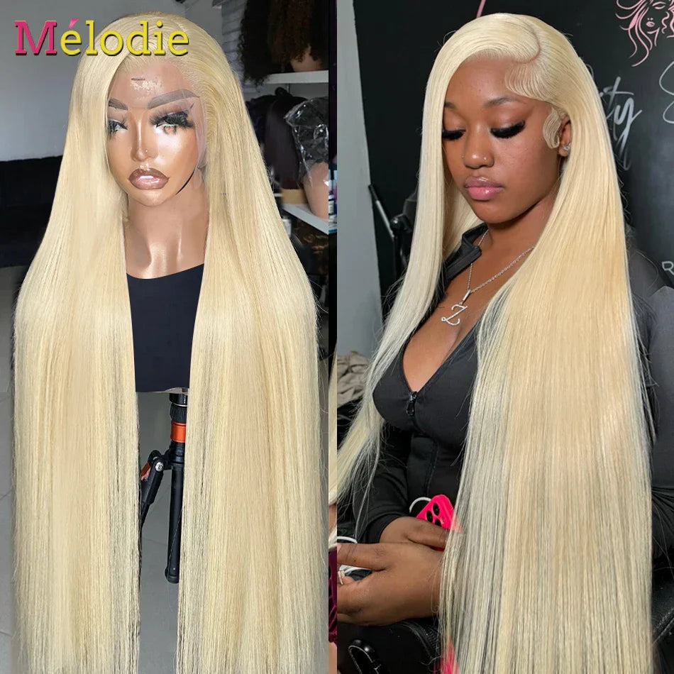 250 Density 613 Blonde Straight 13x6 Lace Frontal