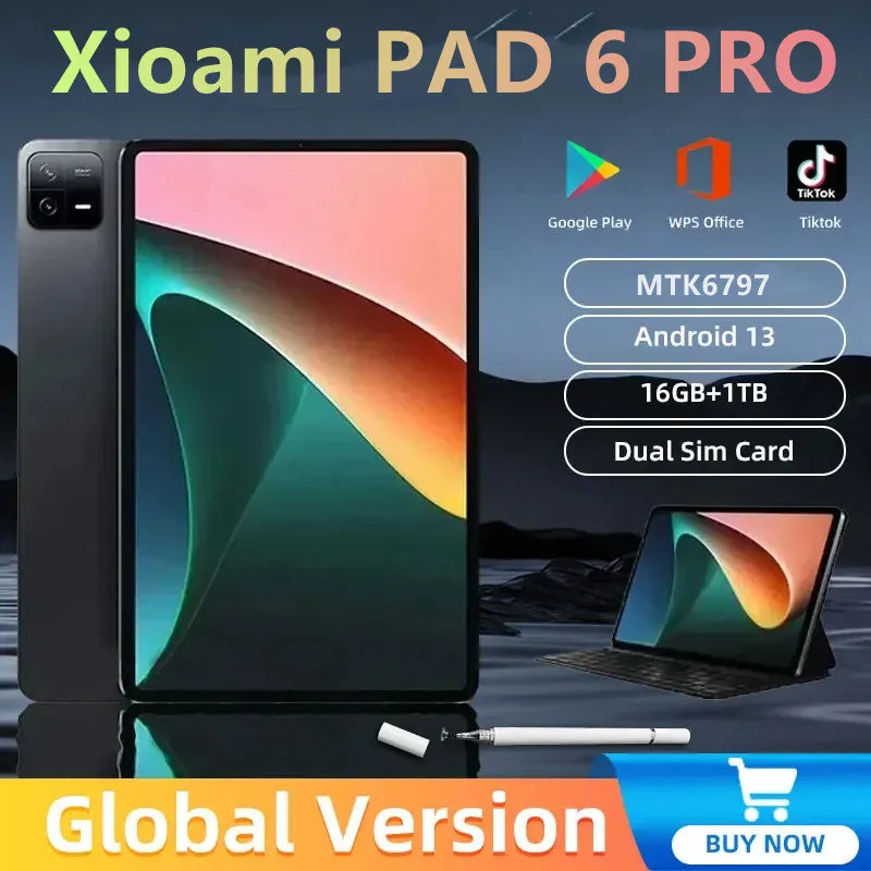 2024 NEW Original Pad 6 PRO Tablet Android