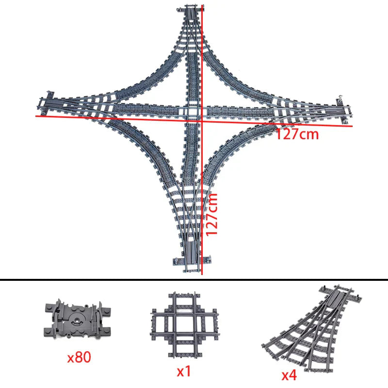 City Trains Train Rail Crossing Track Rails Soft