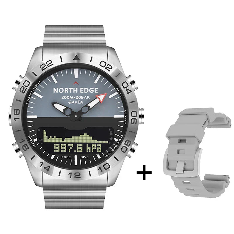 NORTH EDGE Men's Smart Business Leisure Waterproof Watch