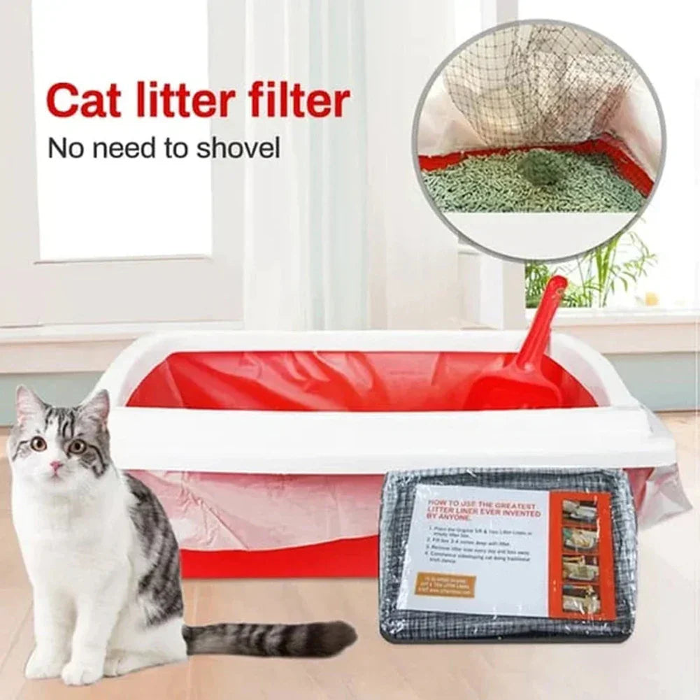Reusable Cat Litters Liners Bag Easy Cleaning Cat