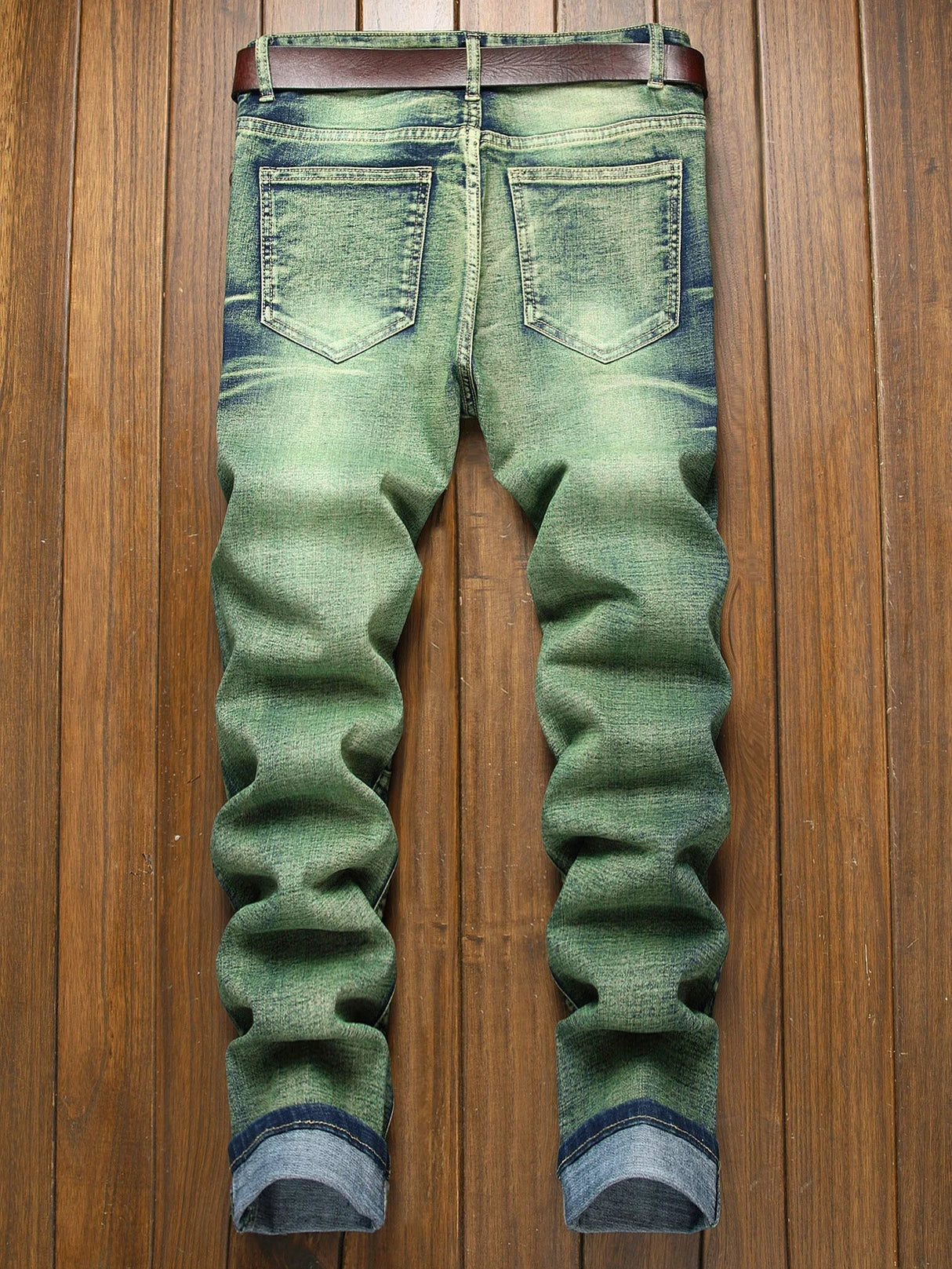 High Street Ripped Jeans for Men Four Seasons