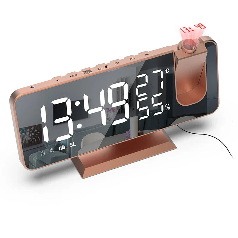 LED Digital Alarm Clock Table Watch Electronic Desktop