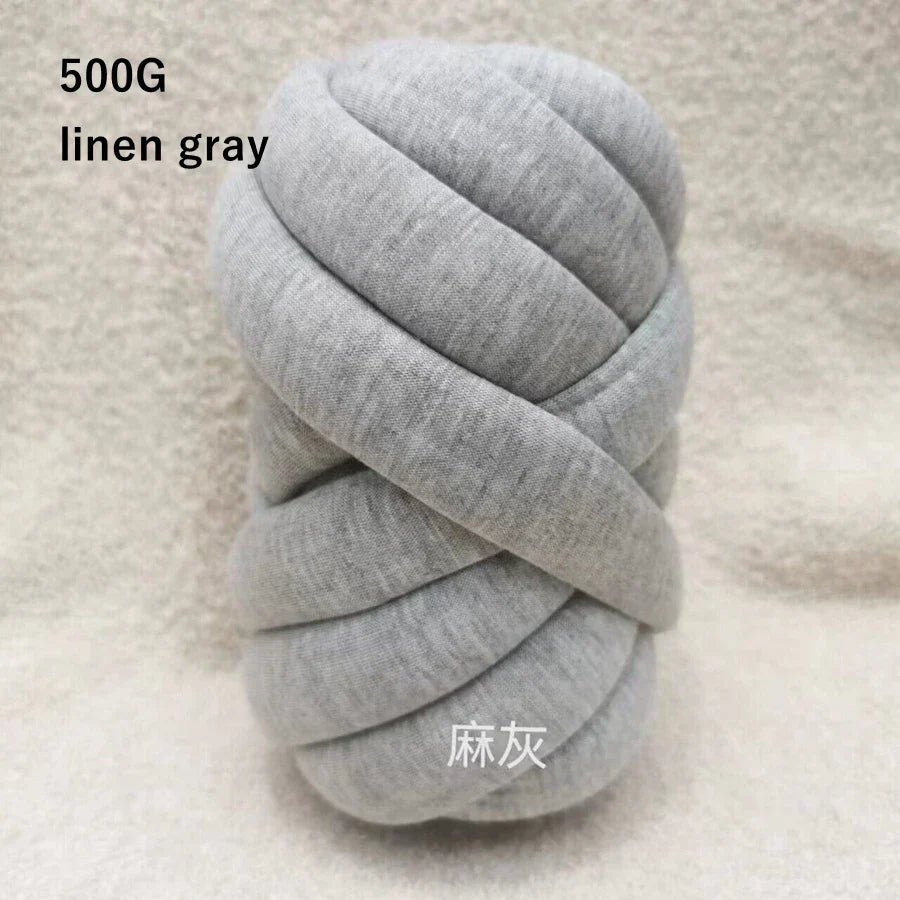 500g/1kg Thick Chunky Yarn Cored Cotton Wool Tube