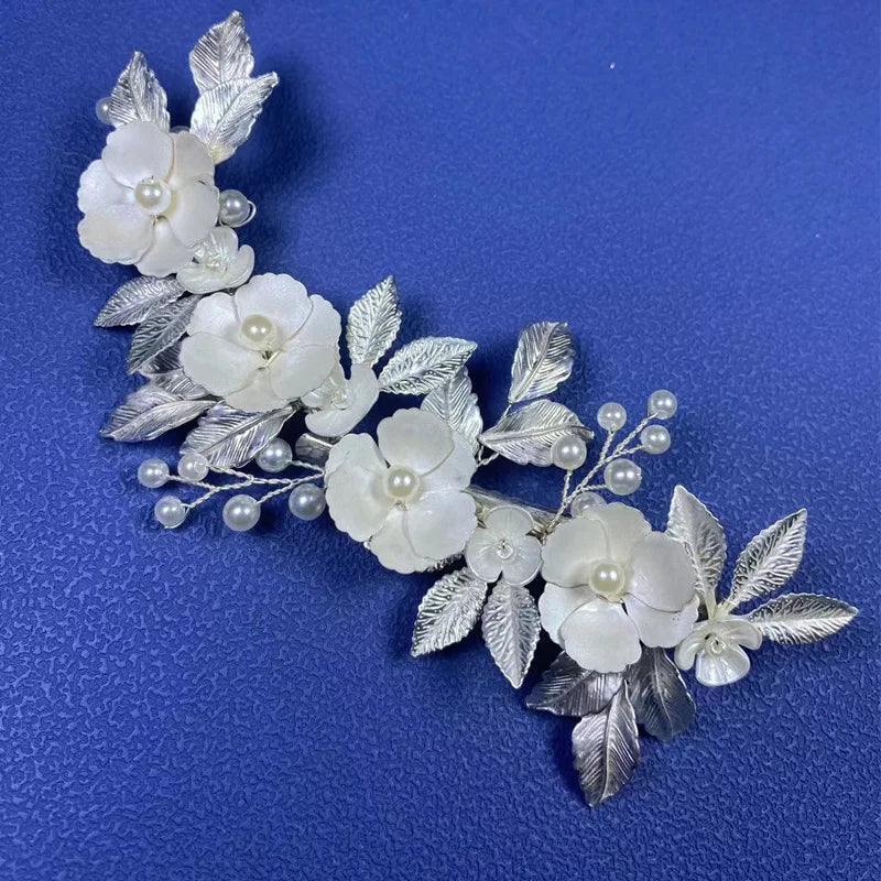 Flower Wedding Hair Accessories Hairband Bride Tiaras For