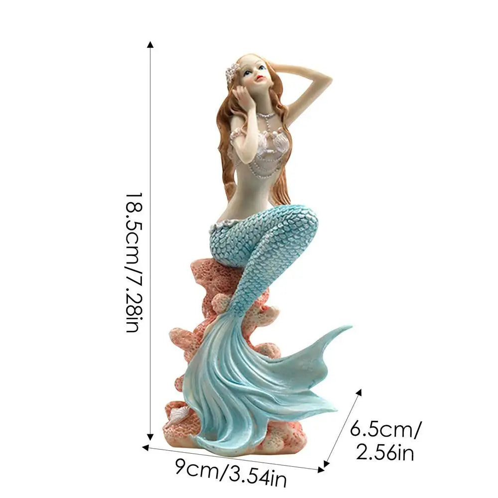 Artificial Aquarium Mermaid Fish Tank Decorations Underwater World