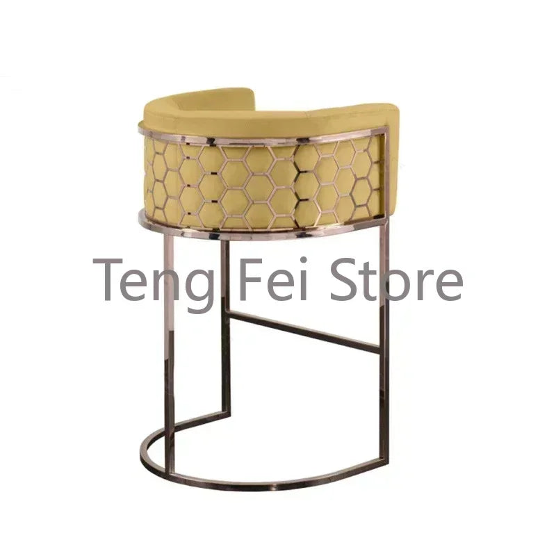 Luxury Nordic Bar Chair Simple Modern Backrest Bar