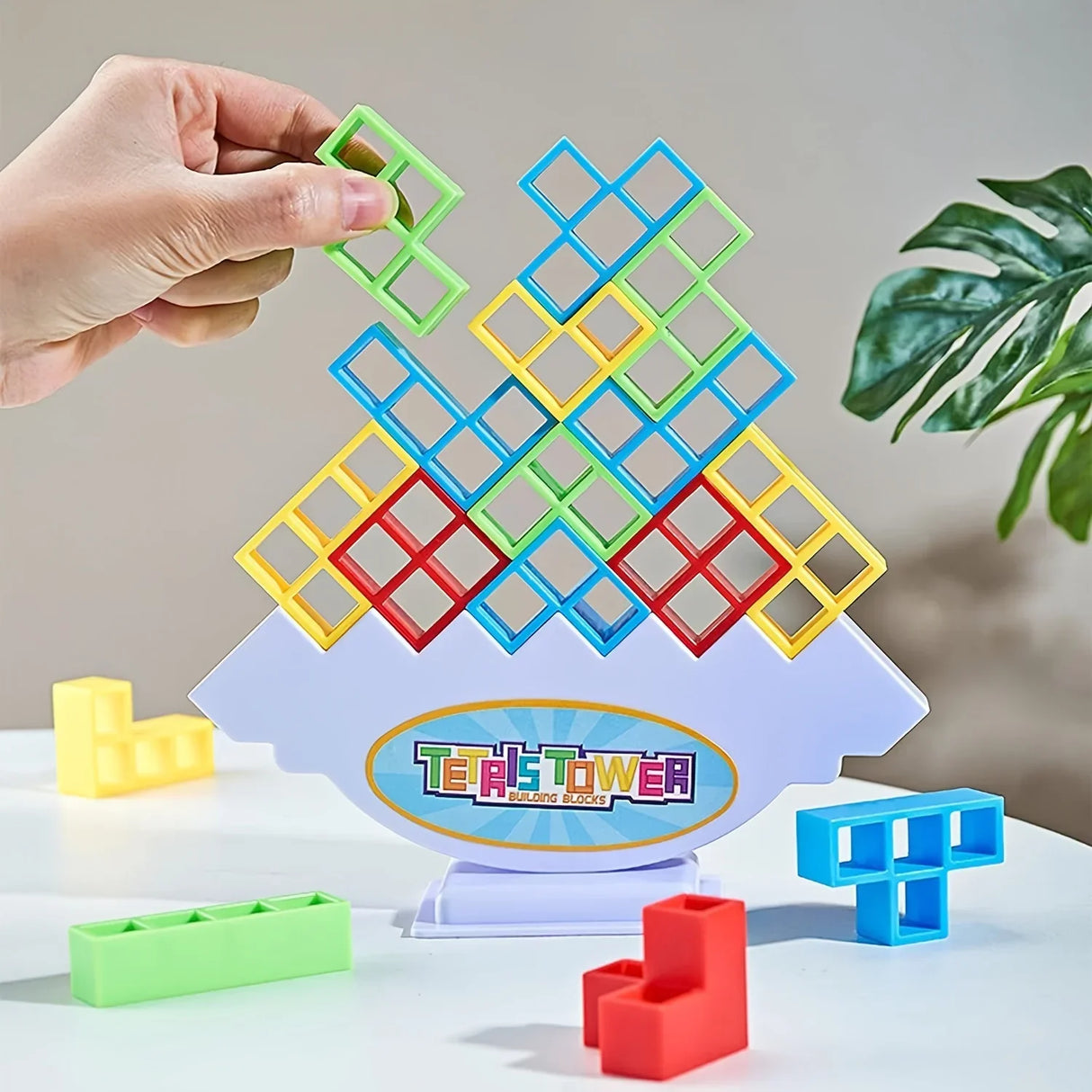 3D Tetra Tower Balance Stacking Toys Building Blocks