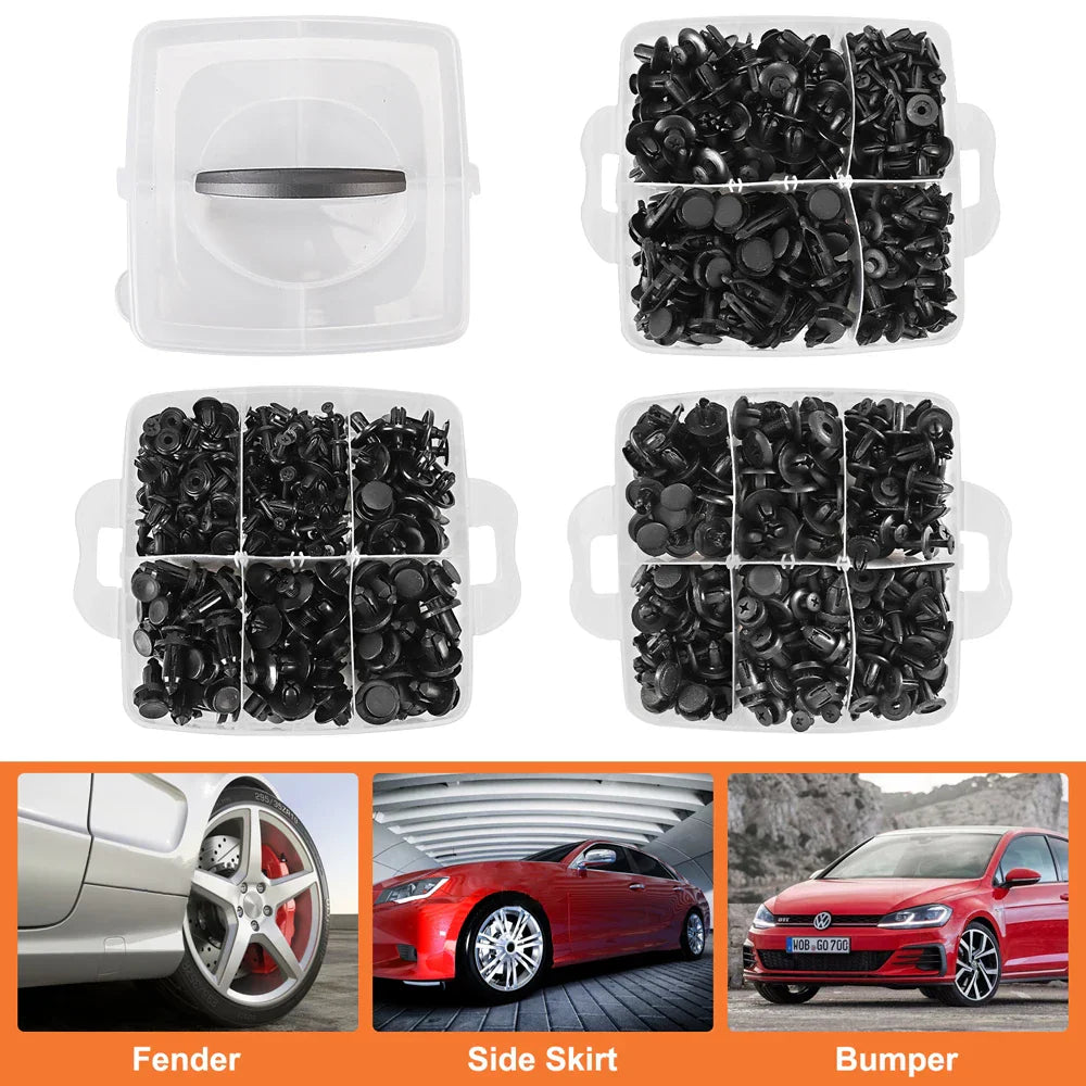 Mixed Auto Fastener Clip Car Body Push Retainer