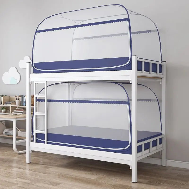 Double Zipper Bunk Bed Mosquito Net Student Dormitory