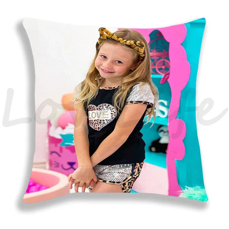 Cute Like Nastya Pillow Case Girls Pillowcase Sofa