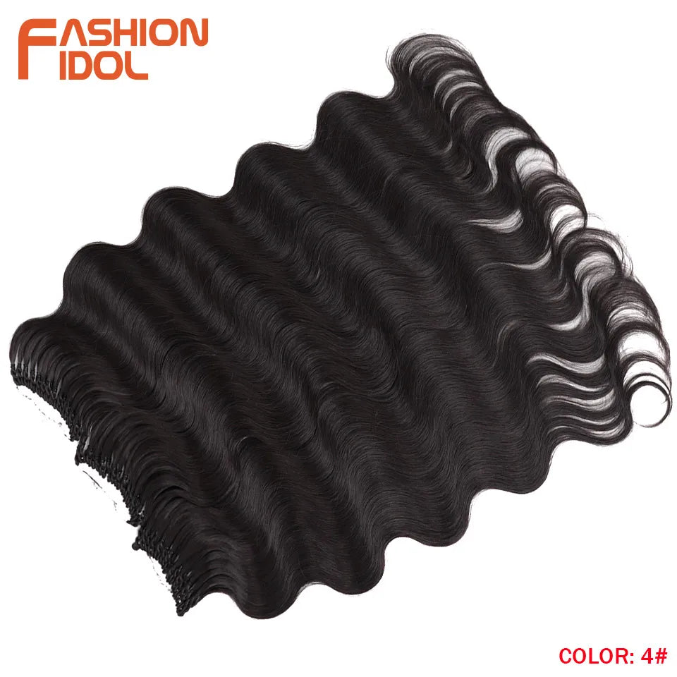 FASHION IDOL 24 Inch Body Wave Crochet Hair