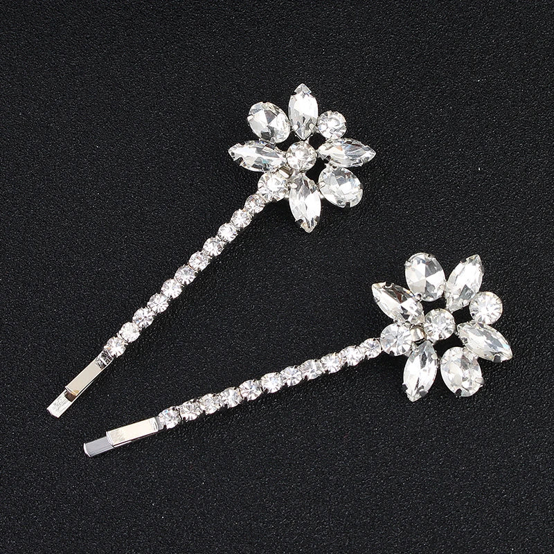 Miallo Fashion Rhinestone Hair Clips for Women Girls