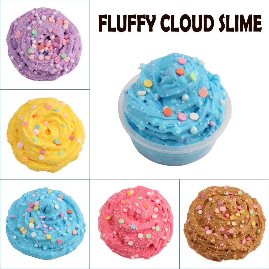 Cloud Slime Scented Therapeutic Cotton Candy Slime Supplies