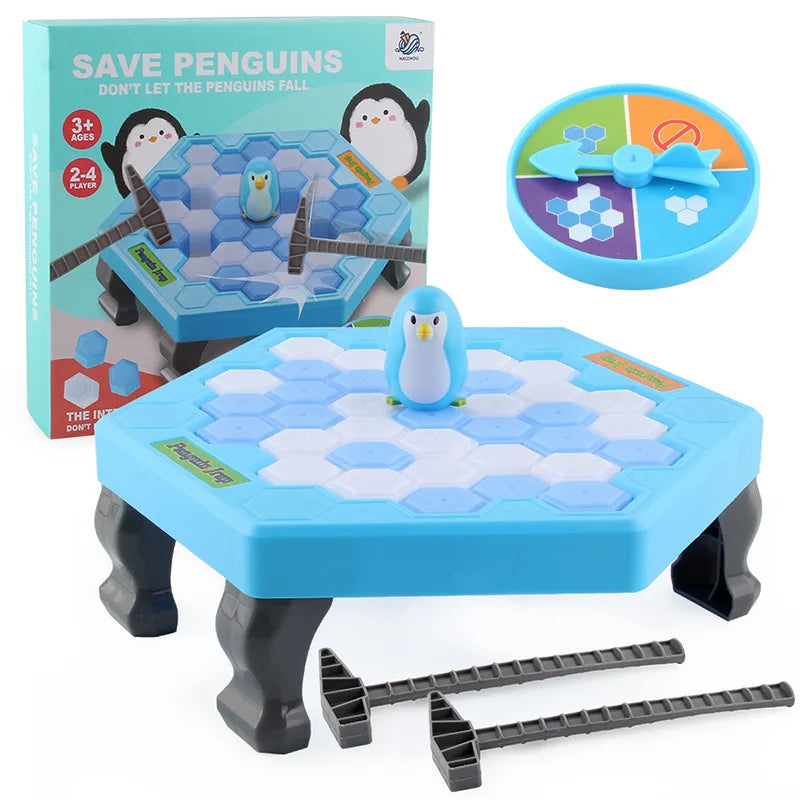 Penguin Breaking Ice Table Game Parent-child Interactive Puzzle