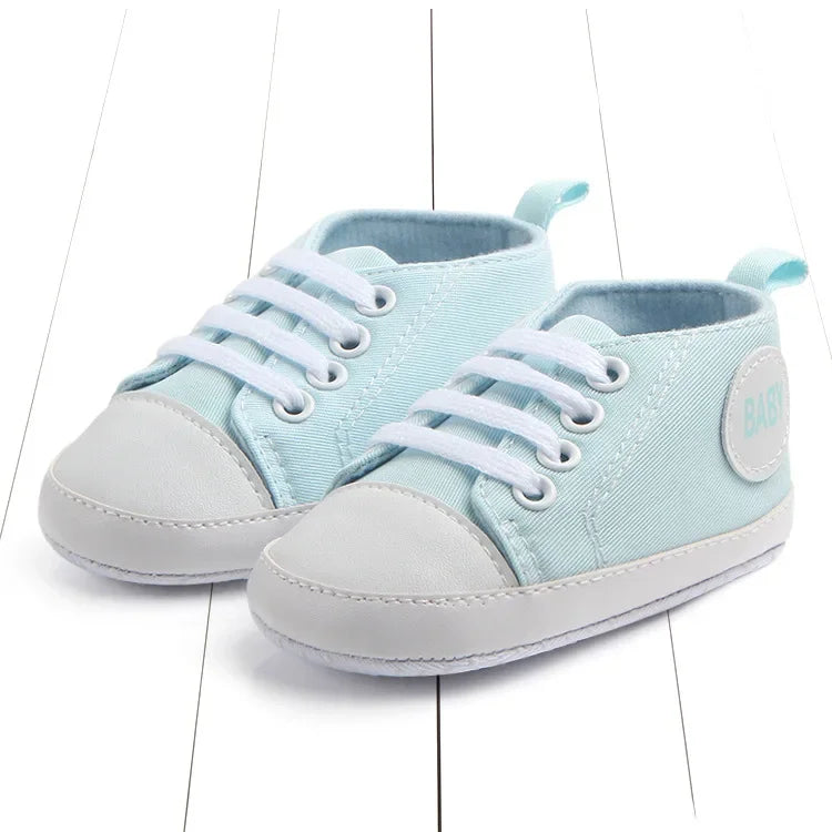 Baby Canvas Classic Sports Sneakers Newborn Baby Boys