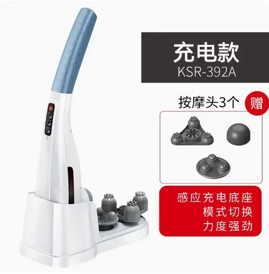 Smart Charging Handheld Fascia Gun Extended Body for