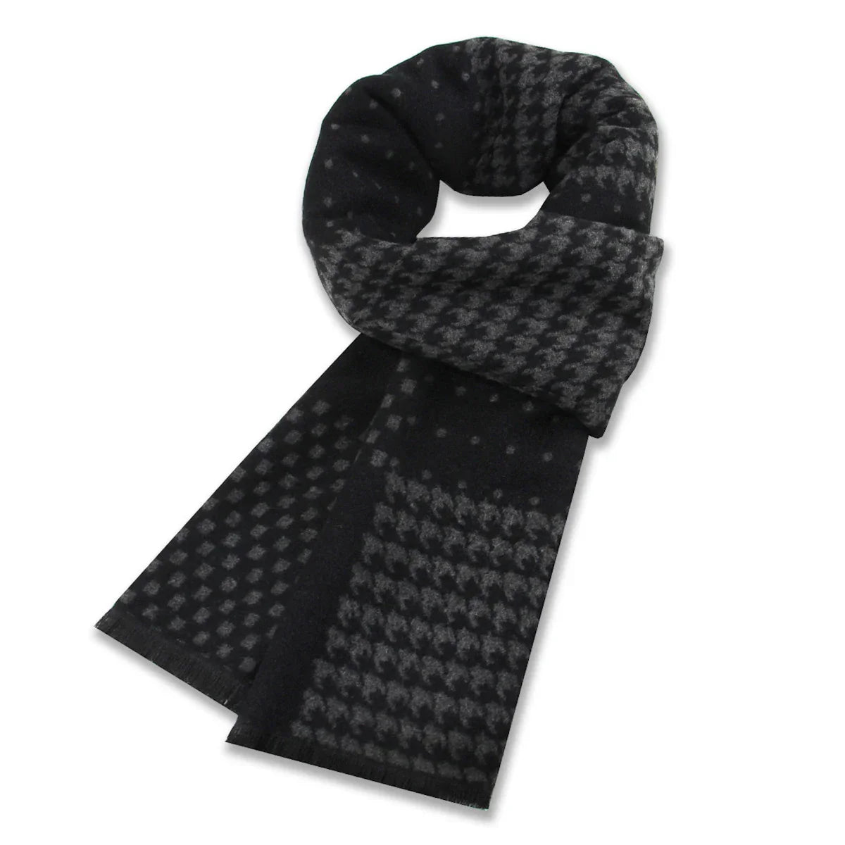 High Quality Men Scarf Autumn Winter Plaid Knitted