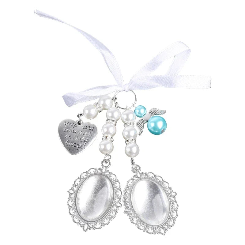 Wedding Bouquet Charm Lace Oval Bridal Bouquet Angel