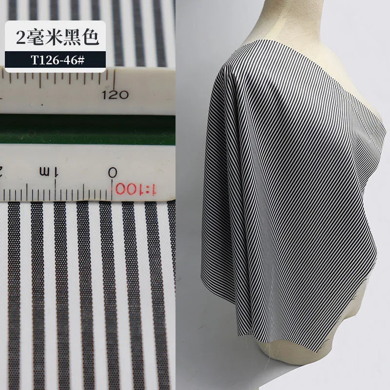 145 Cm*100cm Red Blue White Stripes Fabrics Polyester