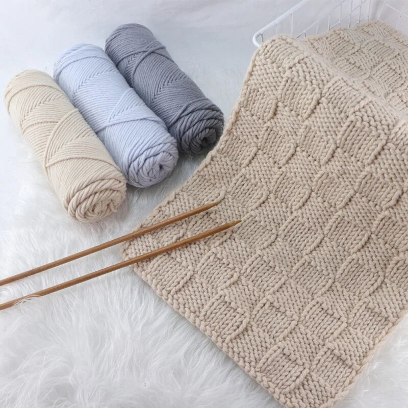 5 Pcs Cotton Select Yarn 17.63oz/500g, Light Worsted