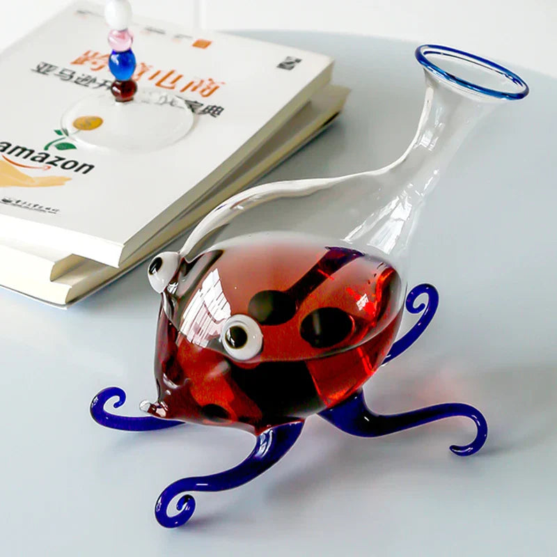 Glass Wine Decanter Handmade Creative Octopus Wine Decanter