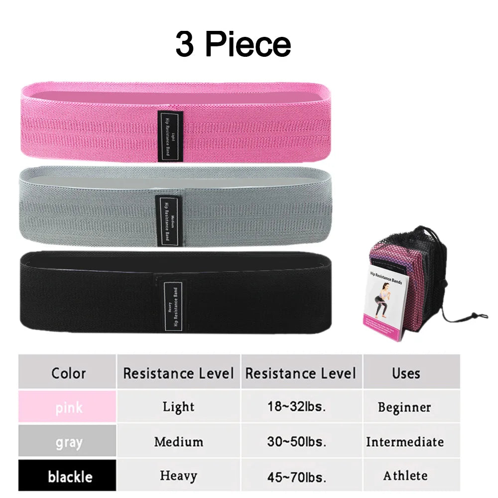 Resistance Bands Fitness Booty Bands Hip Circle Fabric