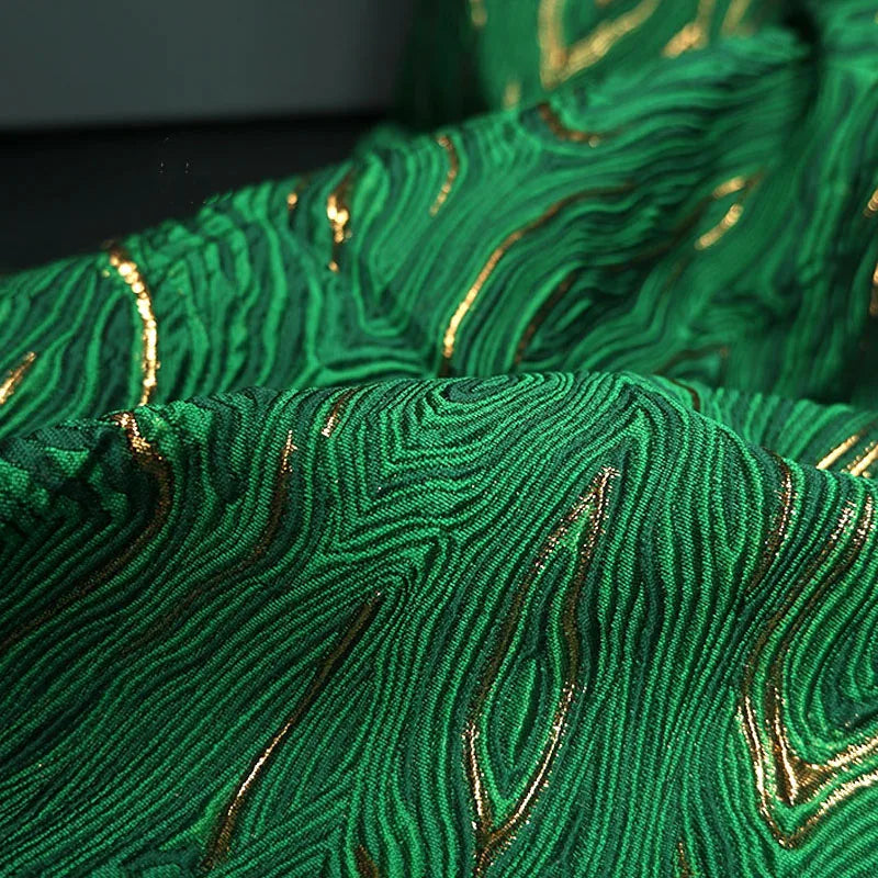2023 New Green Black Blue Jacquard Ins Style