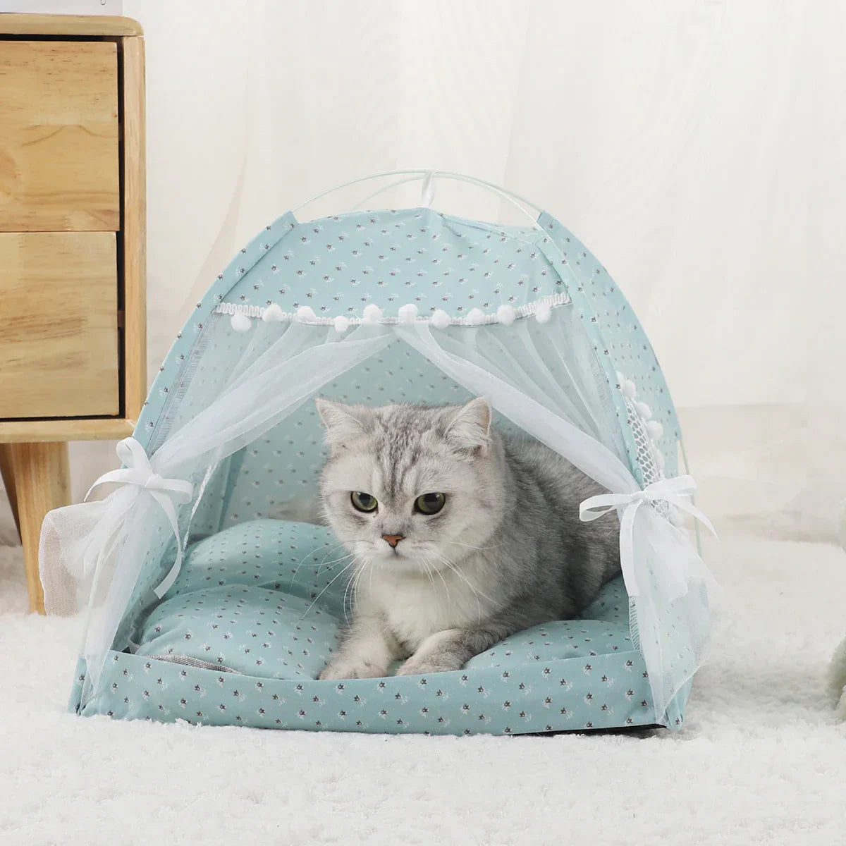 Pet Tent Bed Cats House Supplies Products Accessories
