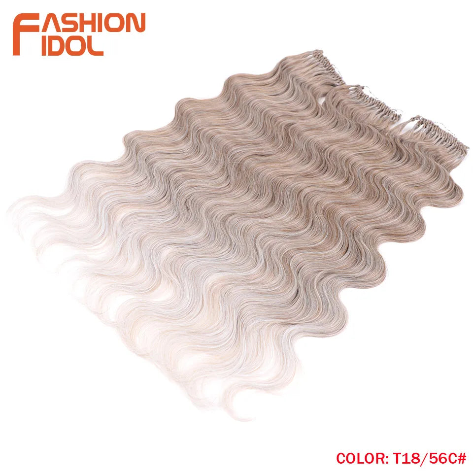 FASHION IDOL 24 Inch Body Wave Crochet Hair