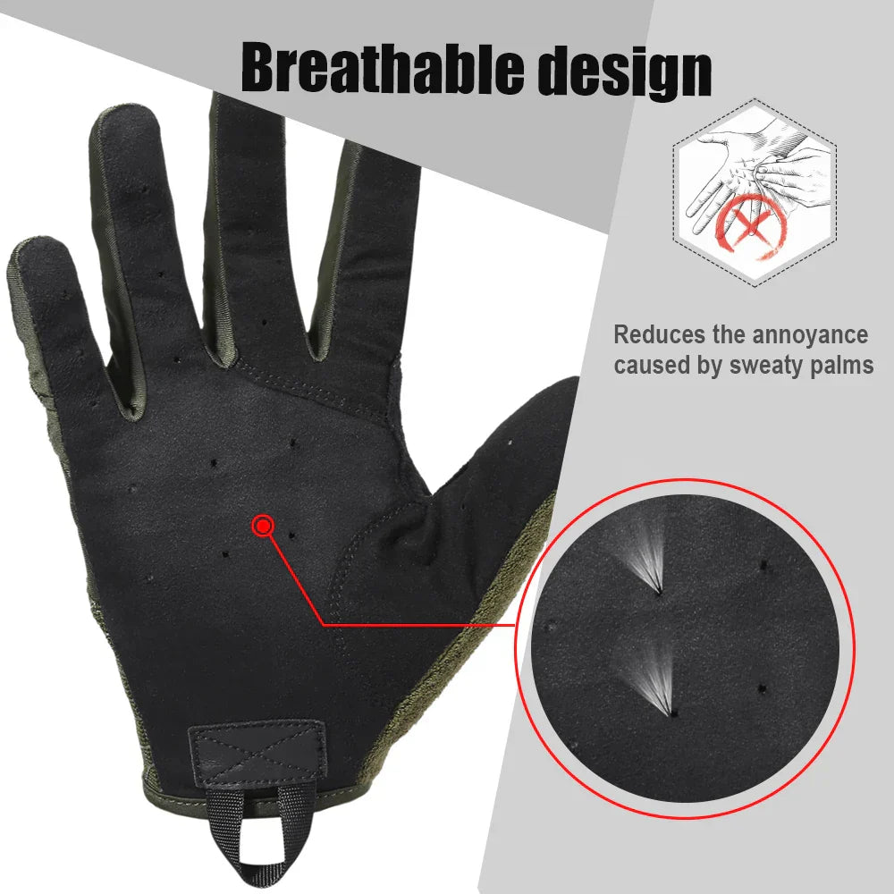 Breathable Tactical Army Gloves Driving Military Paintball Shooting