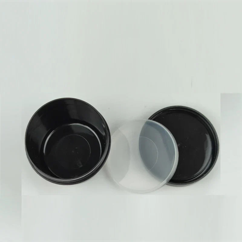20Pcs 50ml 100ml 200ml Black Refillable Bottles Plastic
