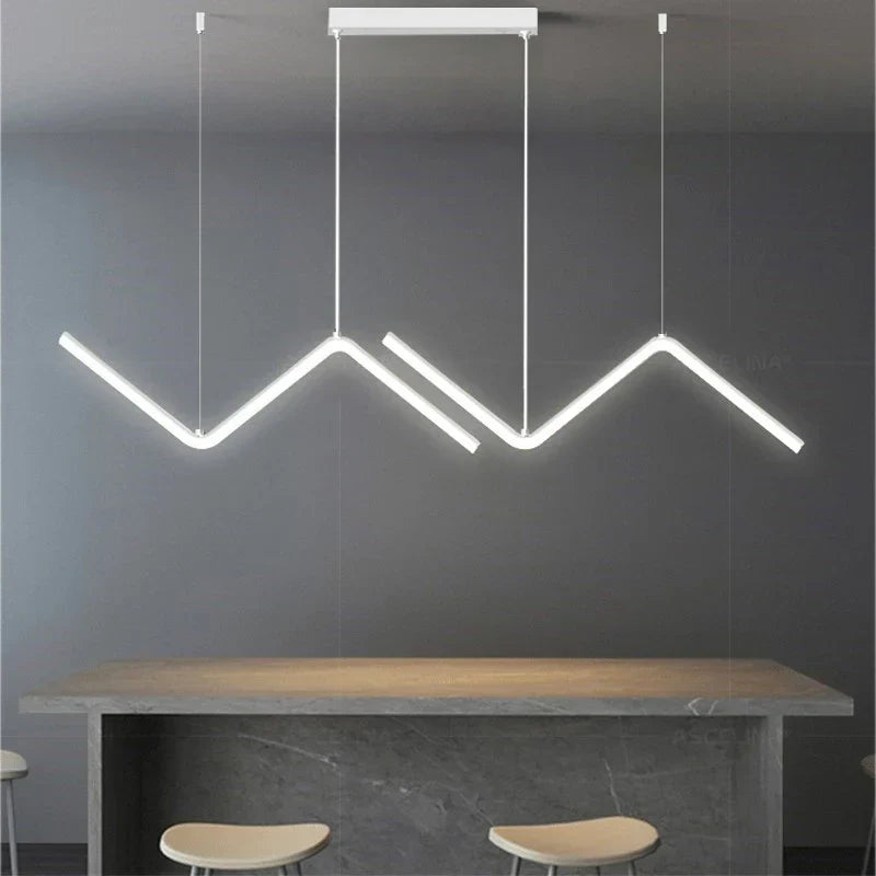 Modern LED Pendant Light Nodic Gold Hanging Chandelier
