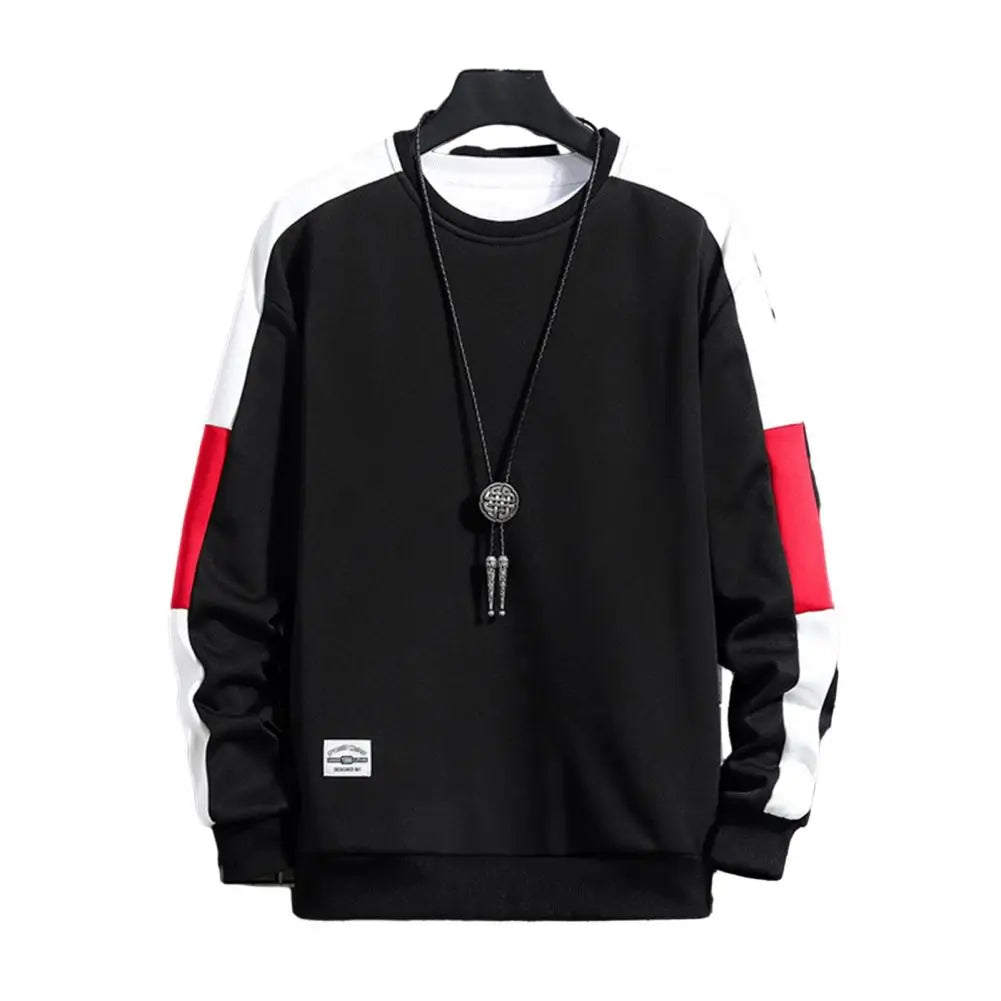 Loose Fit Men Sweatshirt Men Thick Top Cozy