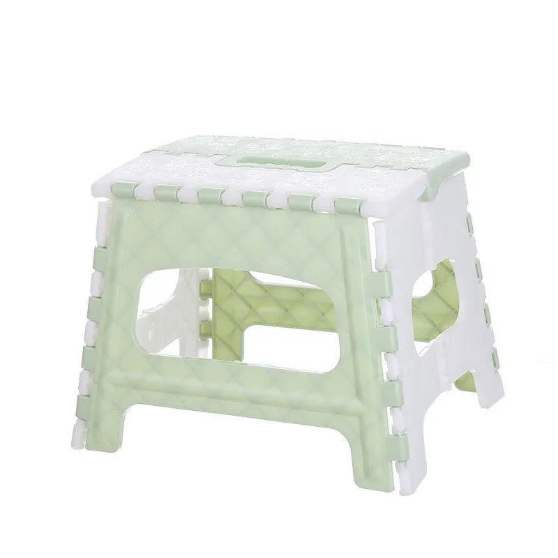 Plastic bathroom folding small bench children adult outdoor