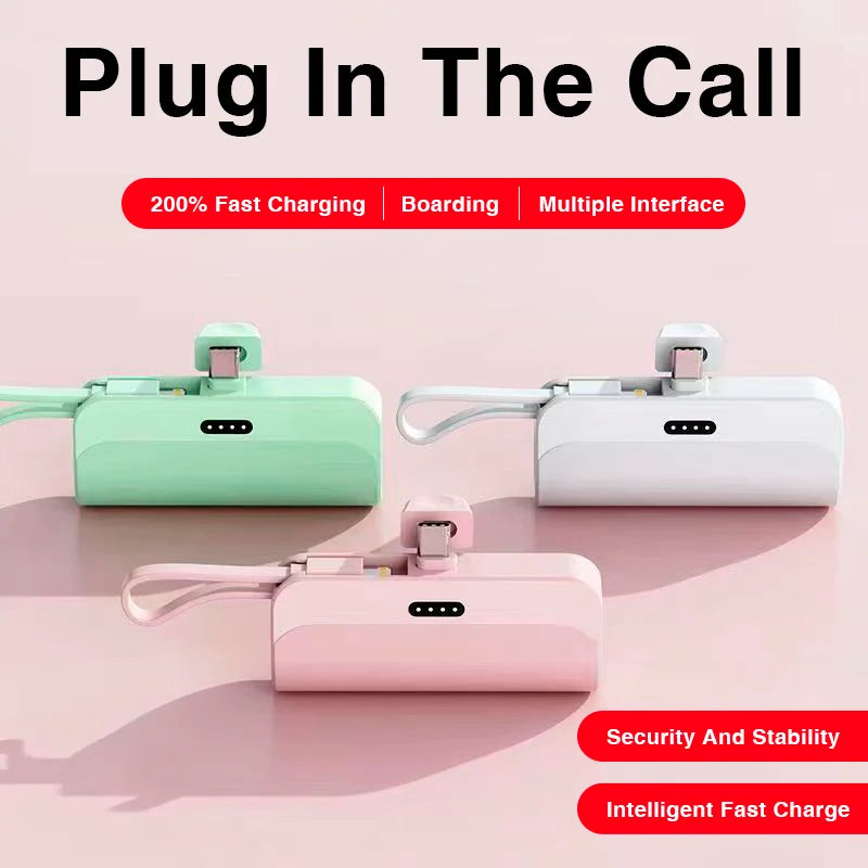 10000mAh Fast charging Power Bank Mini External Type