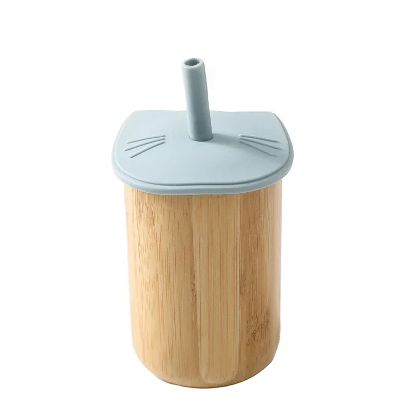 150ML Baby Wooden Feeding Cups Portable Drinkware Babies